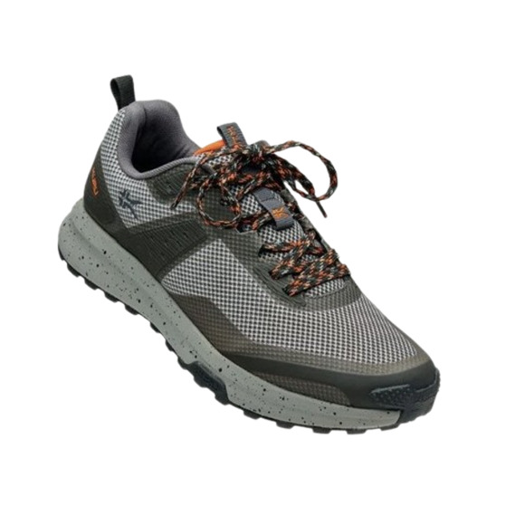 Kuru Mens ATOM TRAIL Athletic Sneaker Size 10.5 Lead Gray Orange Spice NIB